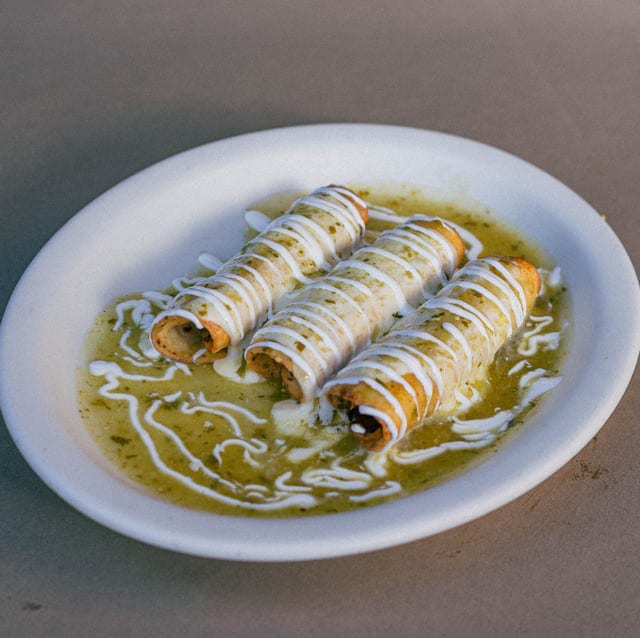 Enchiladas Verdes.