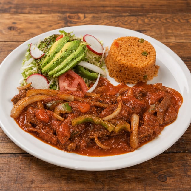 Steak Mexicana.