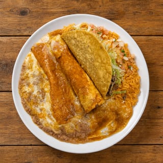 3. Taco, Burrito, and Enchilada Combo