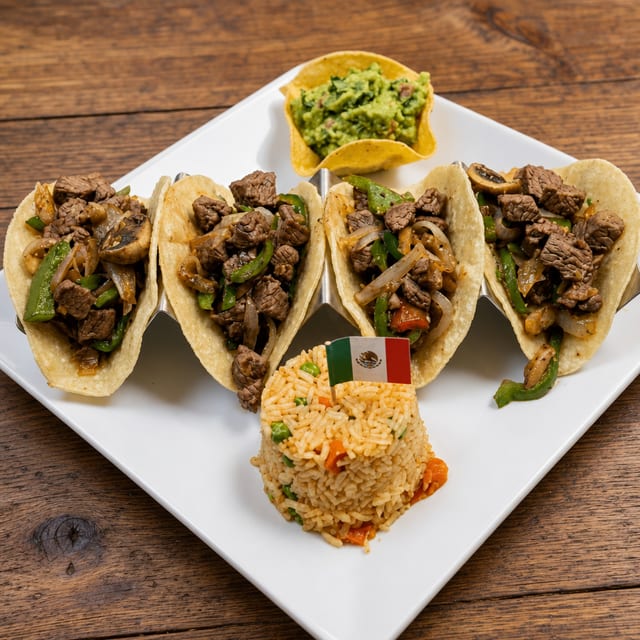 Tacos Al Carbon.