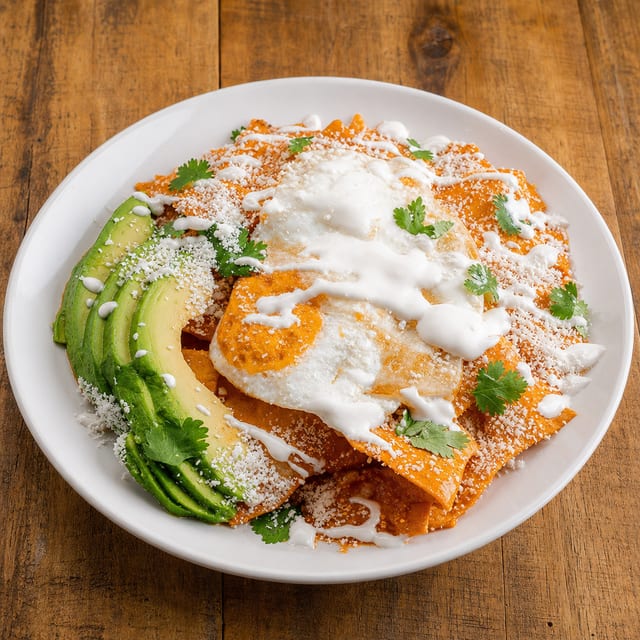 Lunch Chilaquiles.