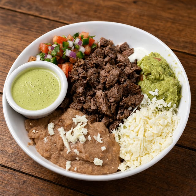 Steak Burrito Bowl.