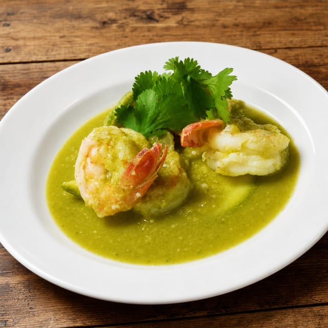 Camarones Salsa Verde.