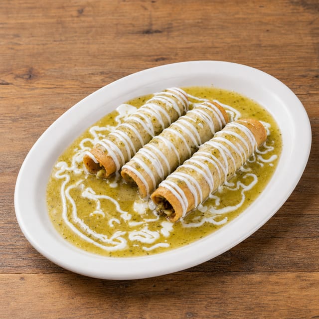 Enchiladas Verdes.