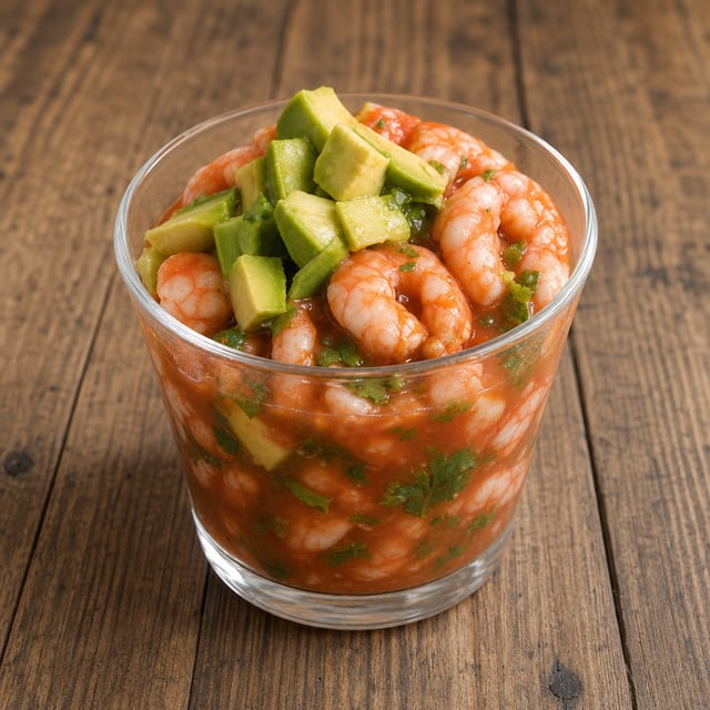 Lunch Coctel de Camarones.